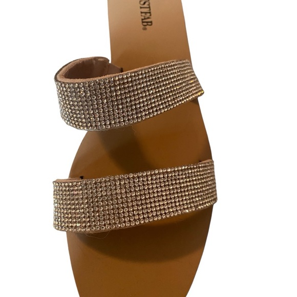 NWOT! Sandals with Embellished Straps - Picture 6 of 9